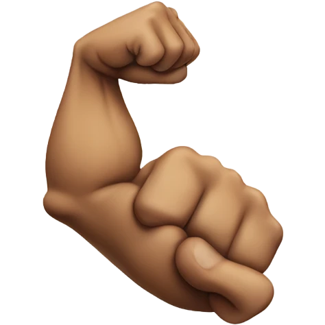 Arm flexing  emoji