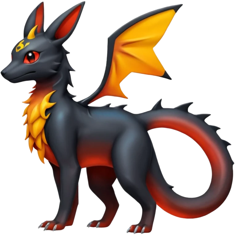 magma-gradients-colored Protogen-Salandit-Umbreon-Flareon-Hybrid (Full body) emoji