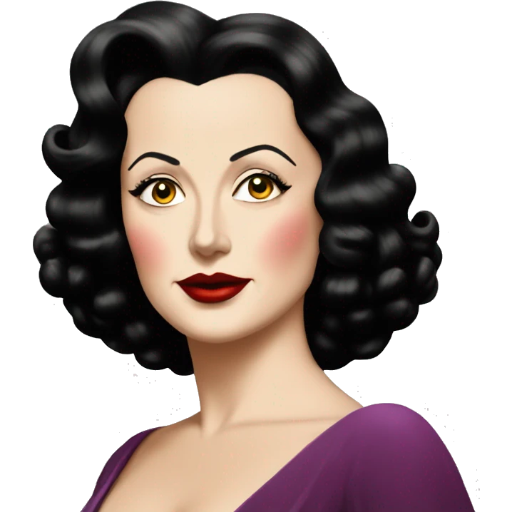 Hedy Lamarr wifi emoji