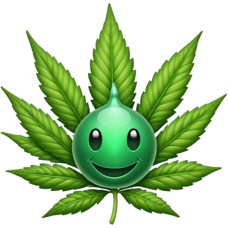 Crea un cogoyo de marihuana  emoji