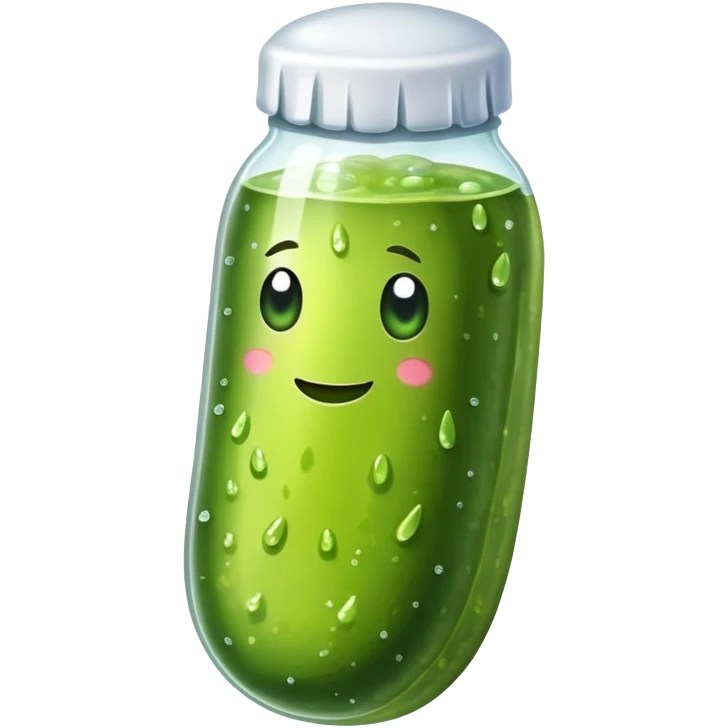 sparkling pickle emoji