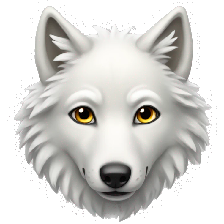 White winged wolf emoji