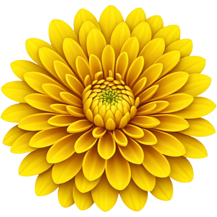  Yellow Chysenthimum emoji