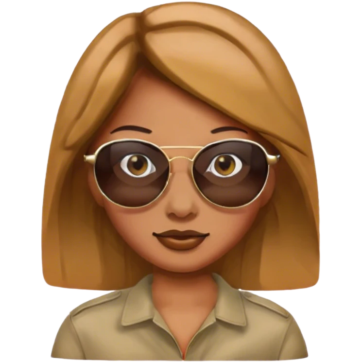 Karen with sunglasses emoji