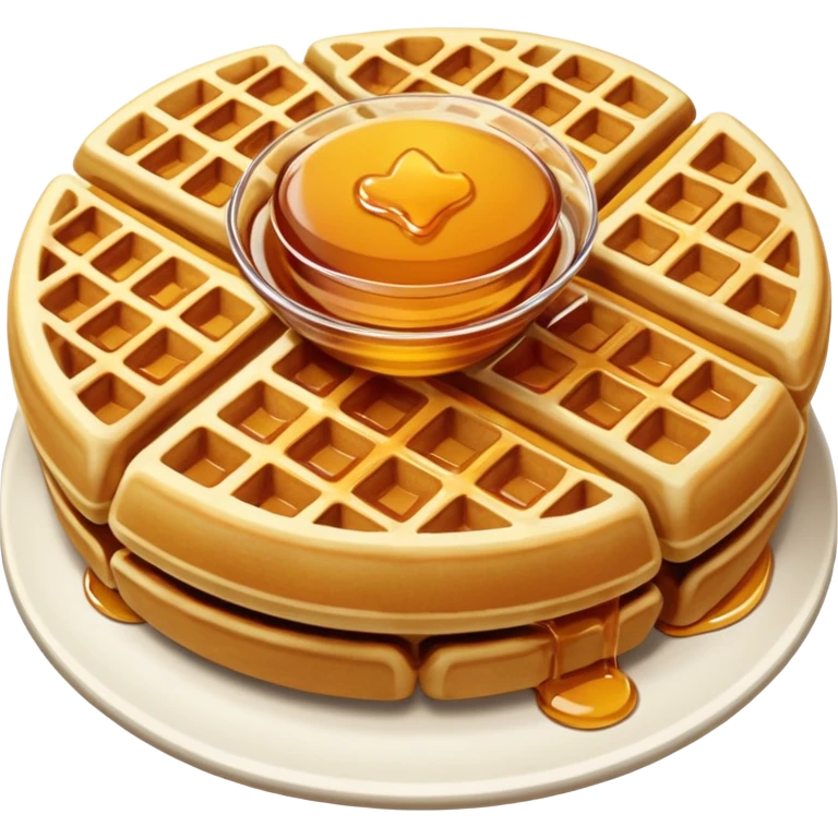 waffles with maple syrup emoji