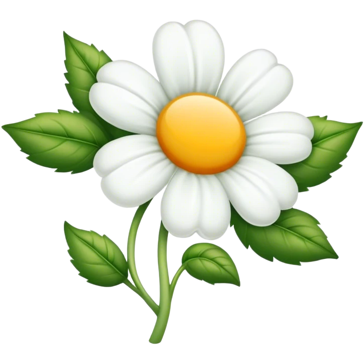 Fiore Margherita bianca emoji