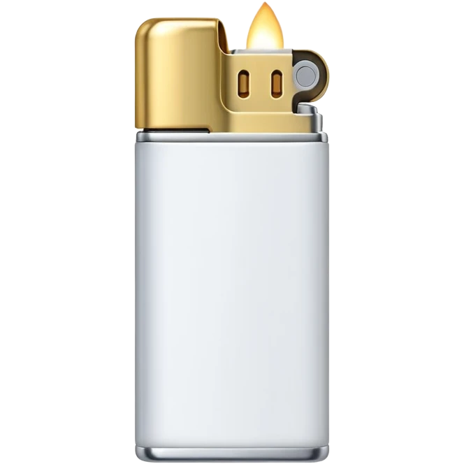 white lighter emoji