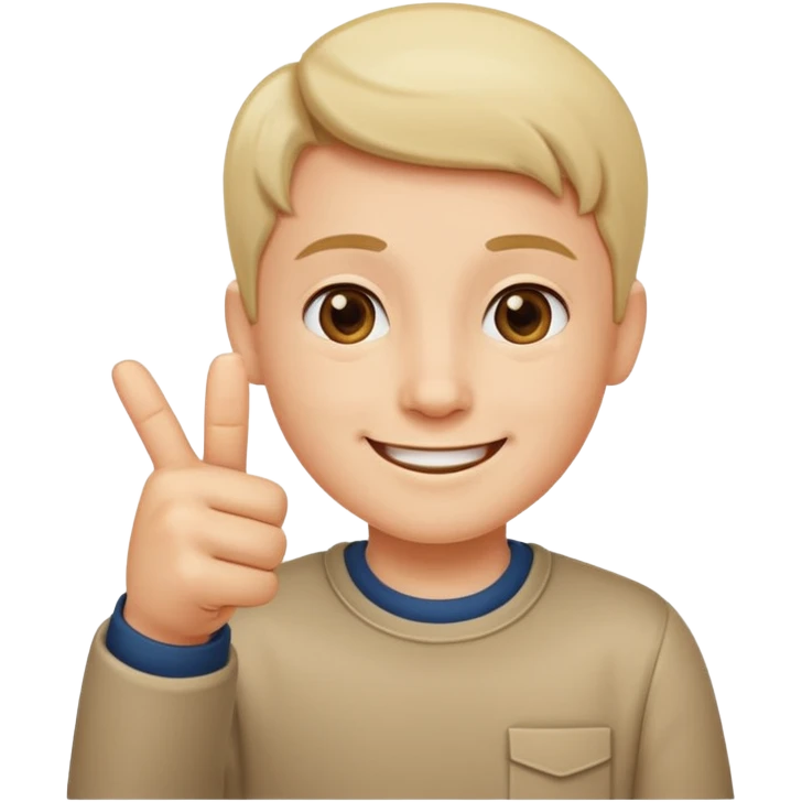 Looking satisfied and putting together your thumb and pointer finger happy emoji