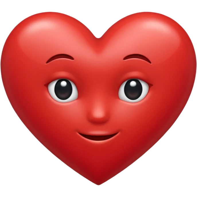 Crie um coração no formato de coração  emoji