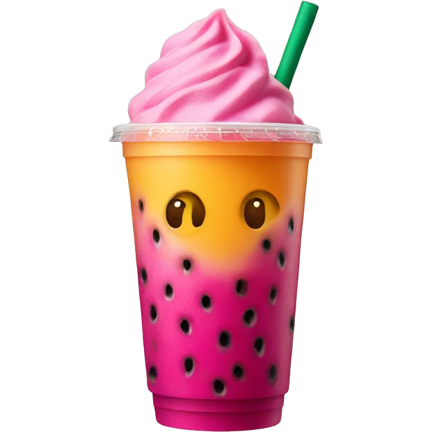 Starbucks Mango dragonfruit Refresher emoji