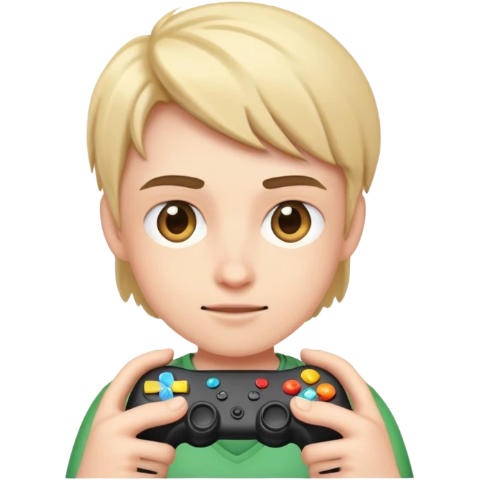 person playing video games emoji