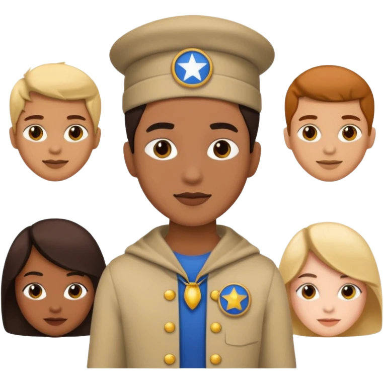 9 states of the 13 states emoji