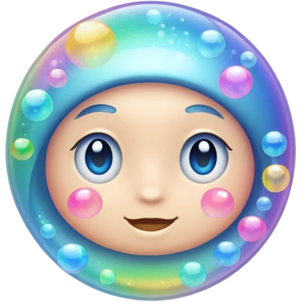 glitter bubbles cian emoji