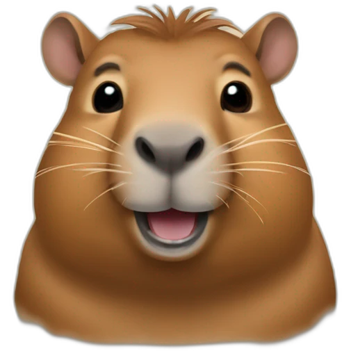 Capibara feliz emoji