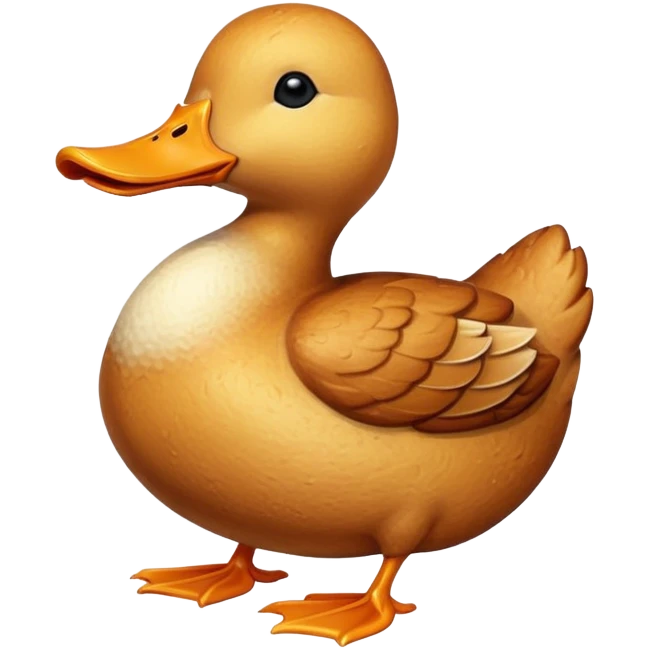 duck made of gluten bread emoji