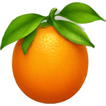 tangerine emoji