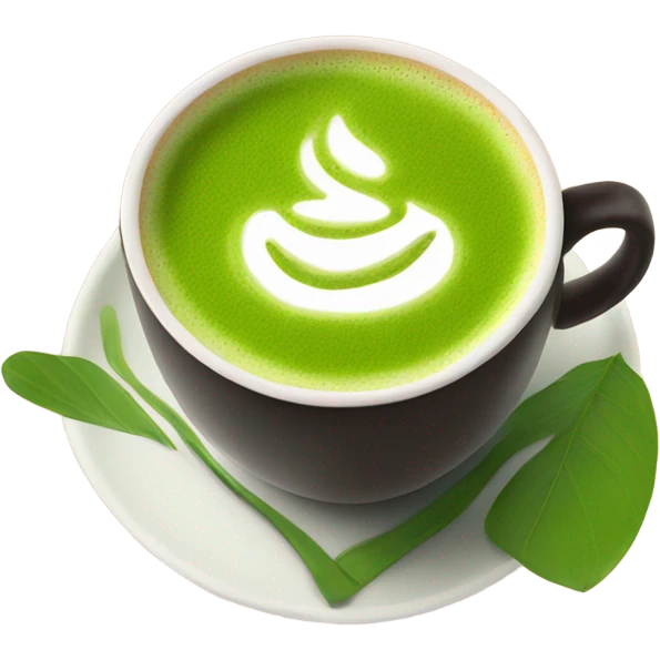 Matcha latte  emoji