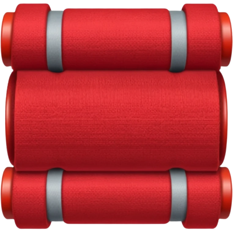  A full red rug, rolled up emoji