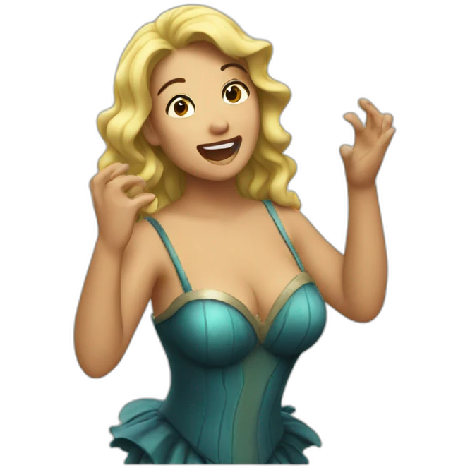 siren singing emoji