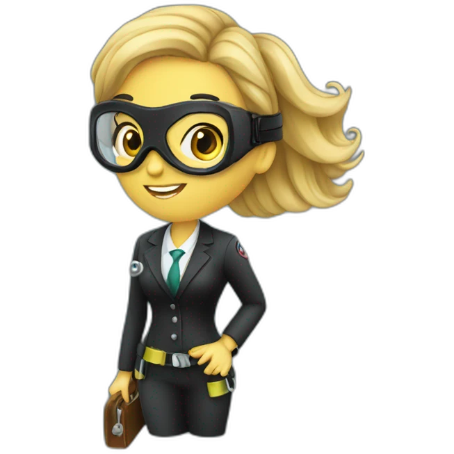 Scubadiver lawyer girl emoji
