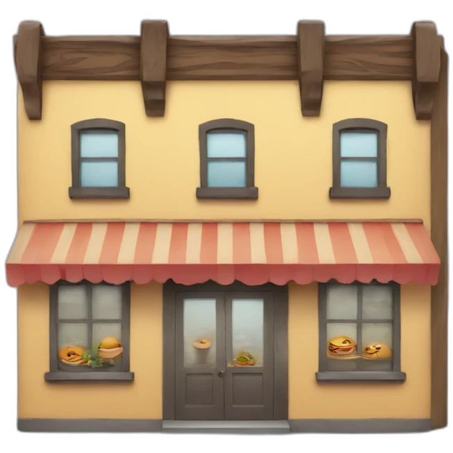 Smile restaurant emoji