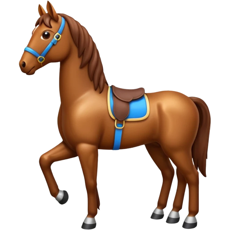 Standing Horse 3D emoji emoji