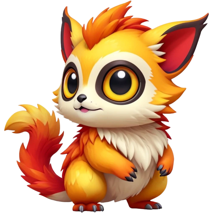 Exotic chibi Fakémon-creature emoji