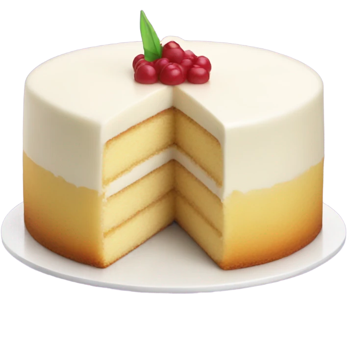 vanilla cake emoji