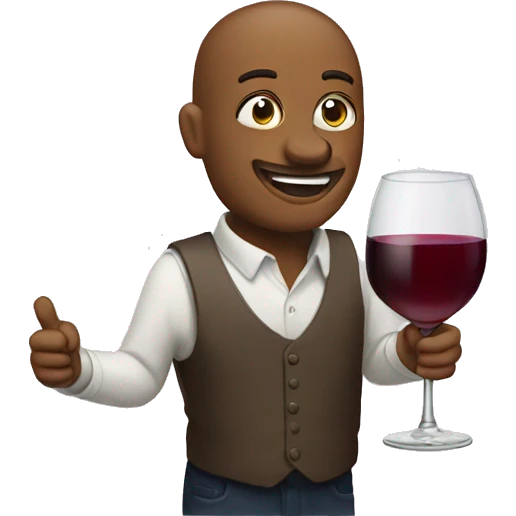 with with wine emoji