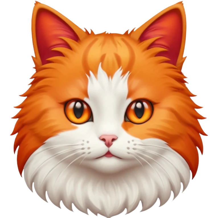 Chinese Flag Colored Cat emoji