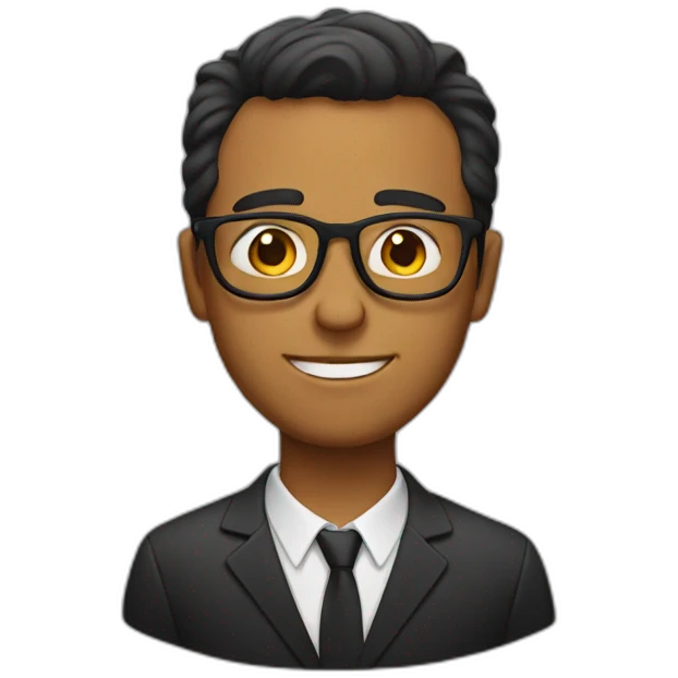 Men with Glasses emoji