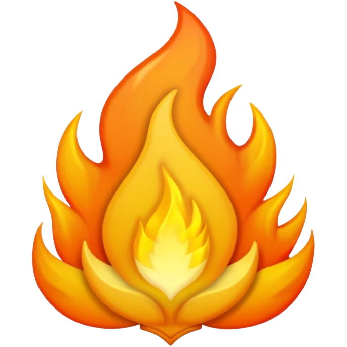 Aesh sheli breslev emoji, no text, spiritual and warm flame emoji