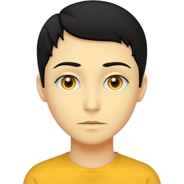 يموجي ينظر إلى يا مين  emoji