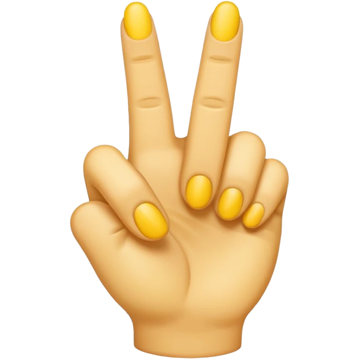 A emoji showing middle finger emoji