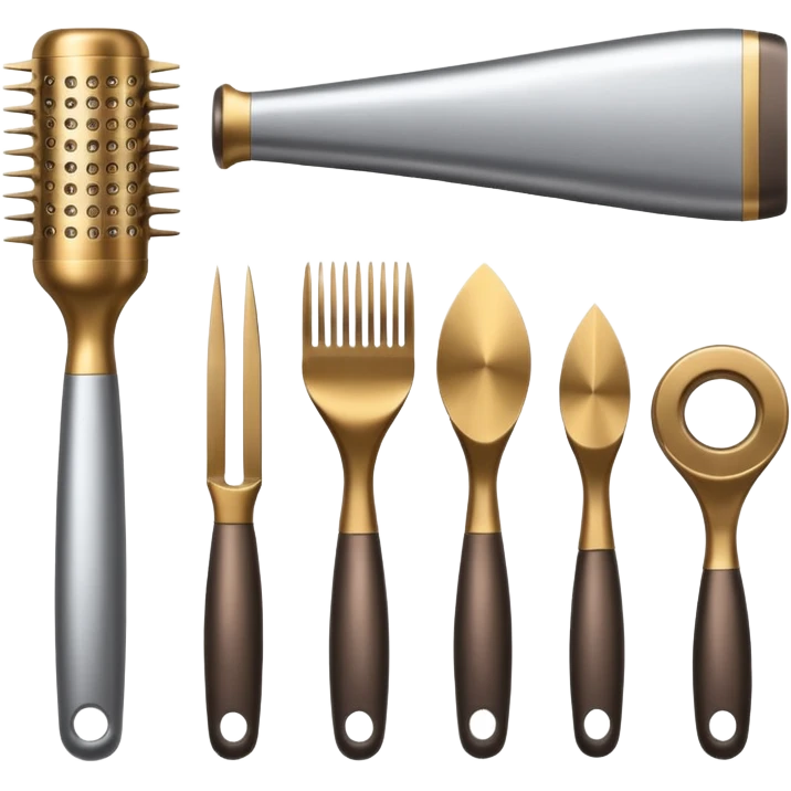 hair tools emoji
