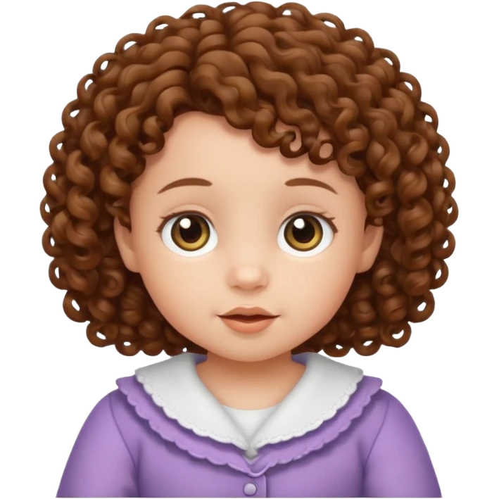 baby curly hair emoji