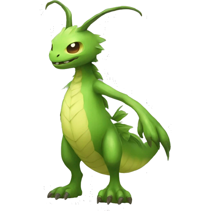 Grass-type Fakémon-Creature full body emoji