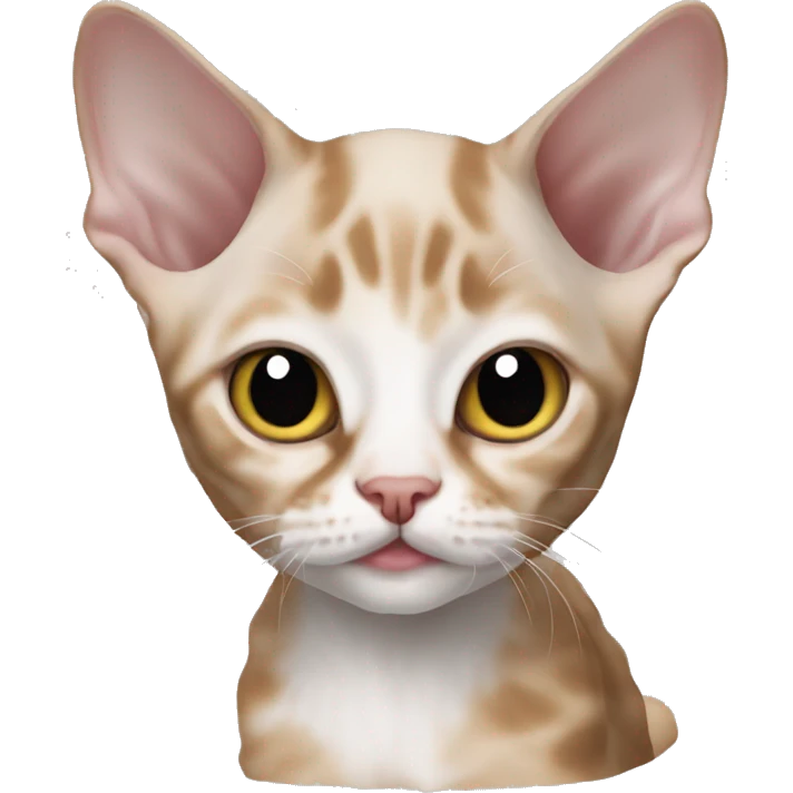 Devon rex kitten emoji