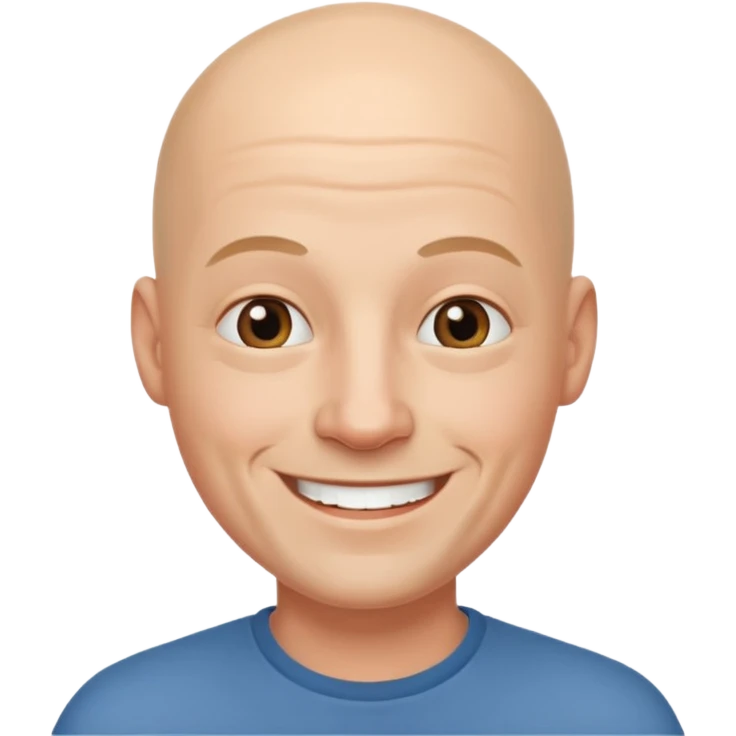 bald man emoji