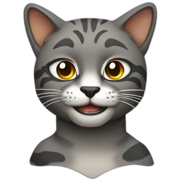 Rock cat emoji