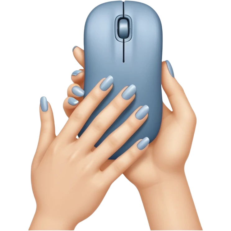 the hand clicking the mouse emoji