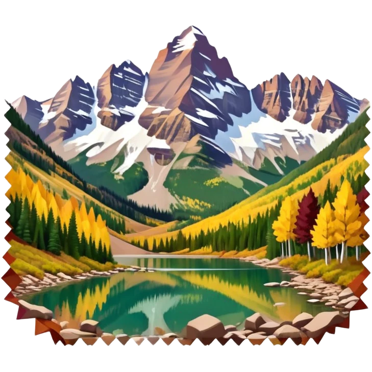 “Maroon bells” mountains Colorado emoji