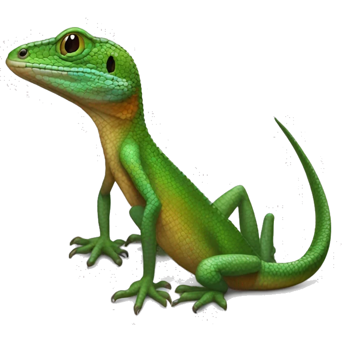 Common Puerto Rican ameiva ground lizard emoji