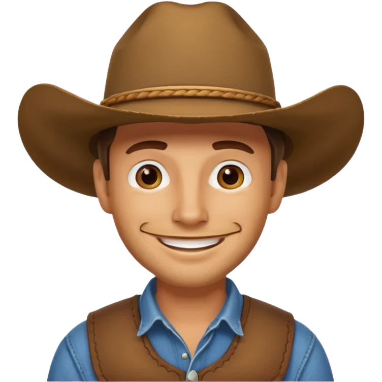 Cowboy tipping his hat emoji