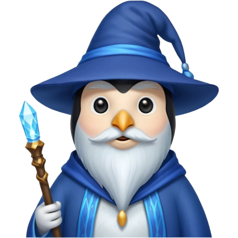 Penguin Wizard emoji
