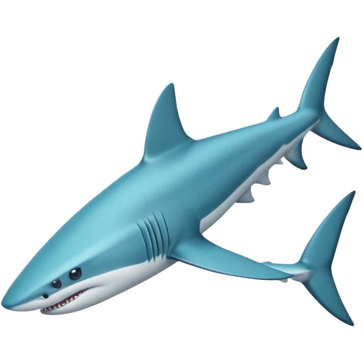 A blue shark wearing Nike shoes emoji