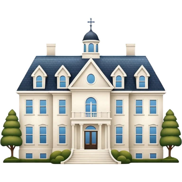 big white mansion emoji