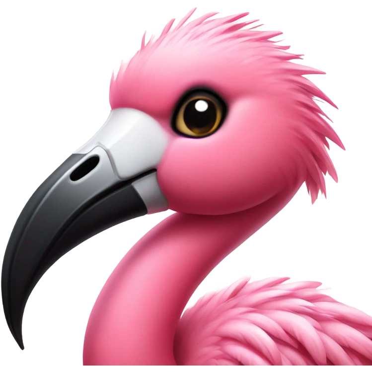 Emo flamingo  emoji