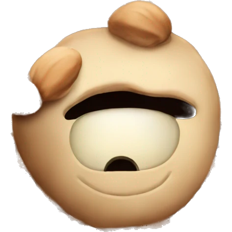 Hazelnut emoji