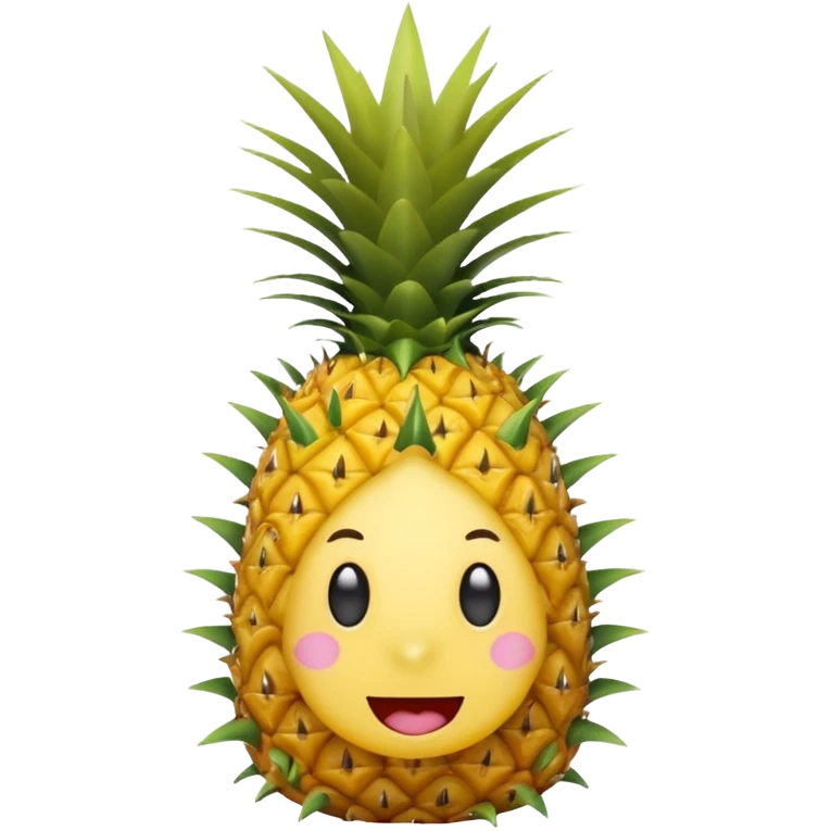 pineapple wearing party hat emoji